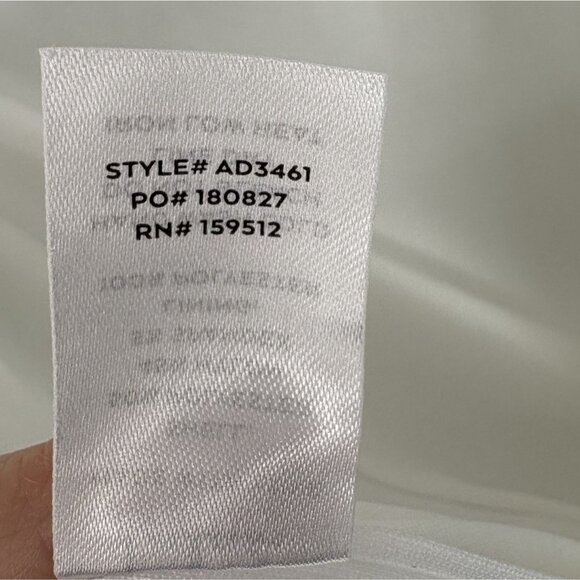 NWT Lulus Womens Bow Front Midi Dress M White Graduation Bachelorette LWD Bridal - Picture 8 of 11